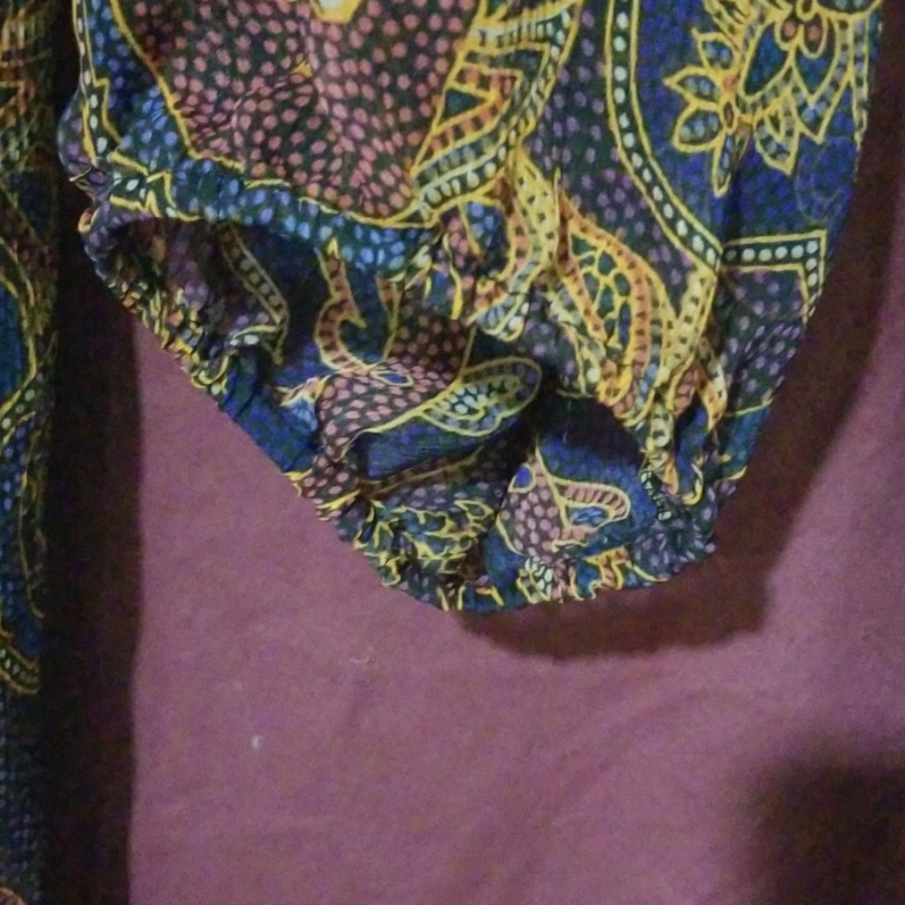 Ladies Plus Size Multi Color Blouse - image 3